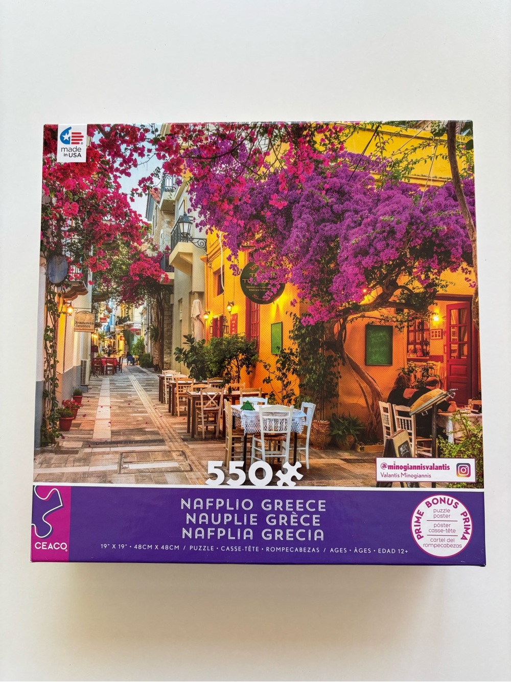CEACO Greece 550 Piece Puzzle